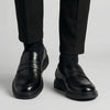 Chaussure Noir de Luxe Tres Confortable 100% Cuir