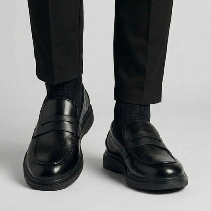 Chaussure Noir de Luxe Tres Confortable 100% Cuir