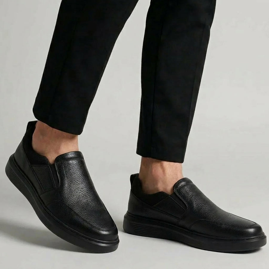 Chaussure Noir Tres Confortable 100% Cuir