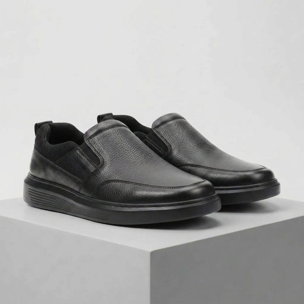 Chaussure Noir Tres Confortable 100% Cuir