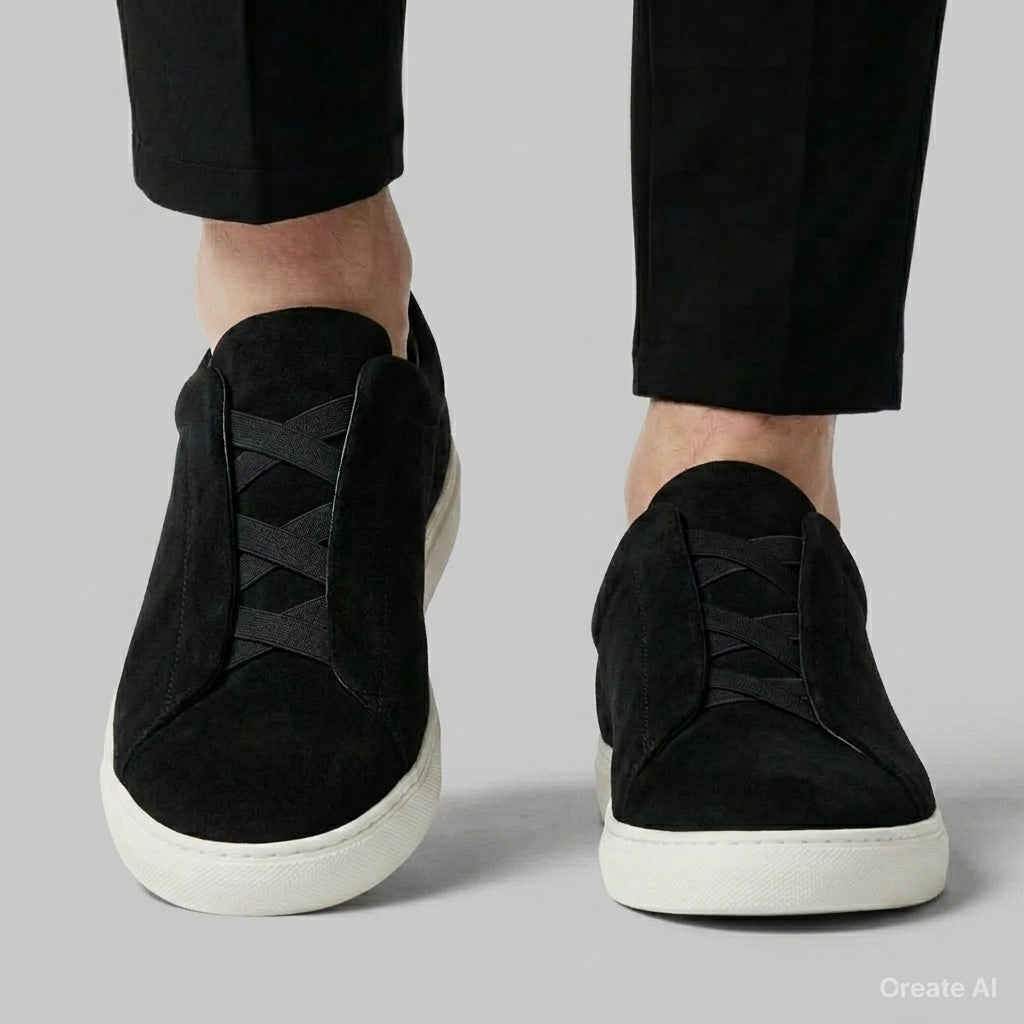 Urbex Sneakers Noir en Daim