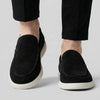 Mocassin Noir en Daim Tres Confortable