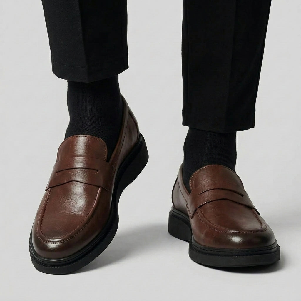 Chaussure Marron de Luxe Tres Confortable 100% Cuir