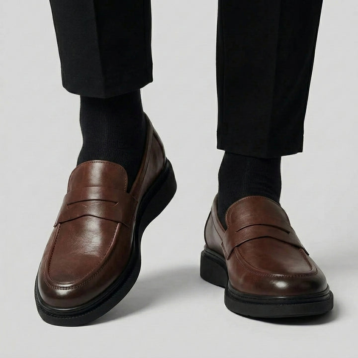 Chaussure Marron de Luxe Tres Confortable 100% Cuir