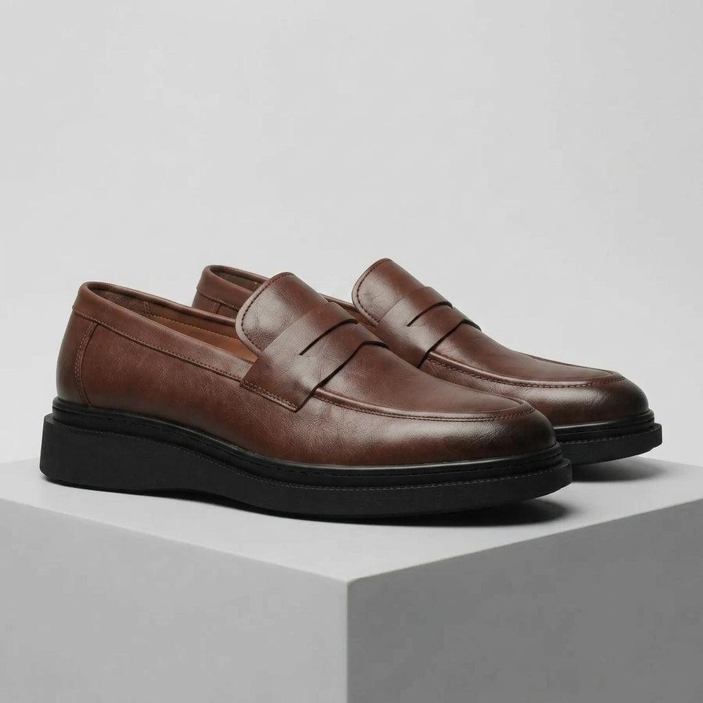 Chaussure Marron de Luxe Tres Confortable 100% Cuir