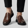 Moccasin Marron de Luxe Tres Confortable 100% Cuir