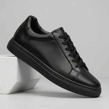 Sneakers Noir en Cuir - Tres Confortable