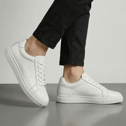Sneakers Blanc en Cuir - Tres Confortable