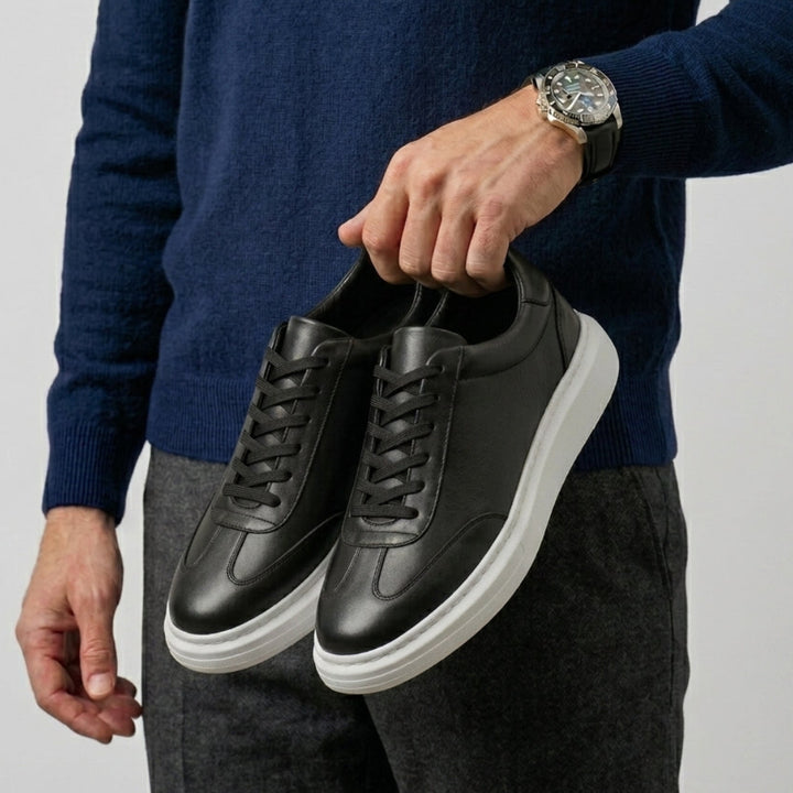 Vortex Sneakers Noir en Cuir