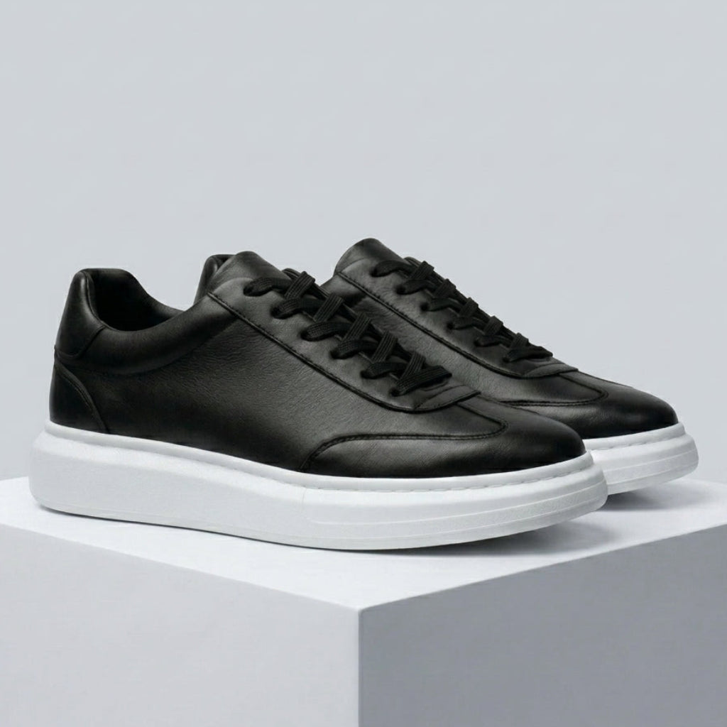 Vortex Sneakers Noir en Cuir