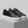 Sneakers Noir en Cuir - Tres Confortable