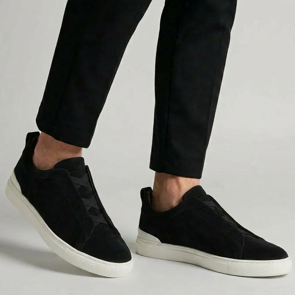 Urbex Sneakers Noir en Daim