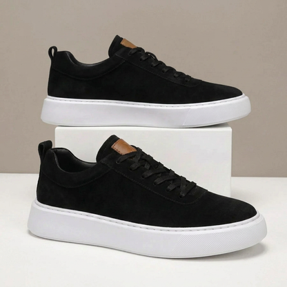 Sneakers Noir en Daim - Tres Confortable