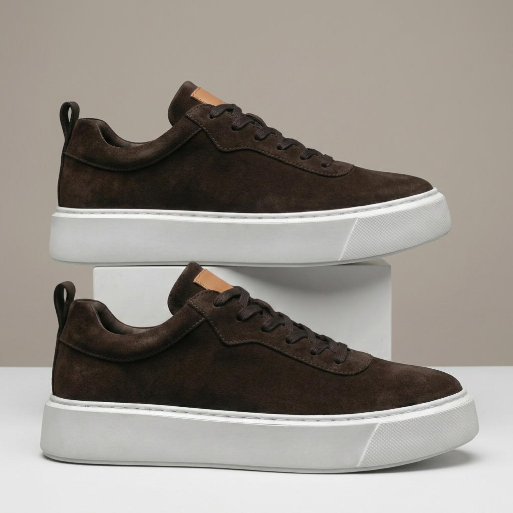 Sneakers Marron en Daim - Tres Confortable